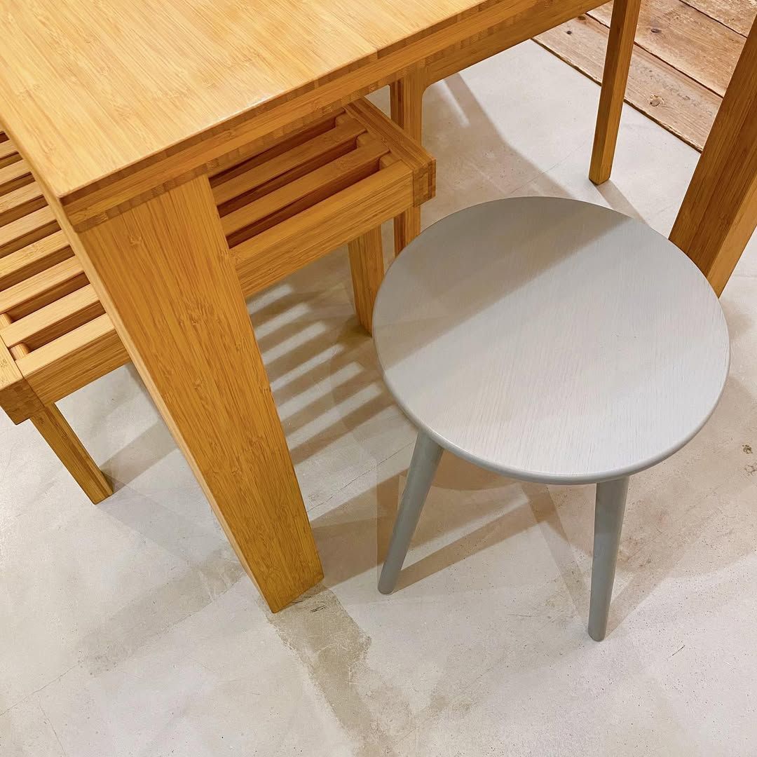 season24-7 / Stool Gray / 立野木材工芸