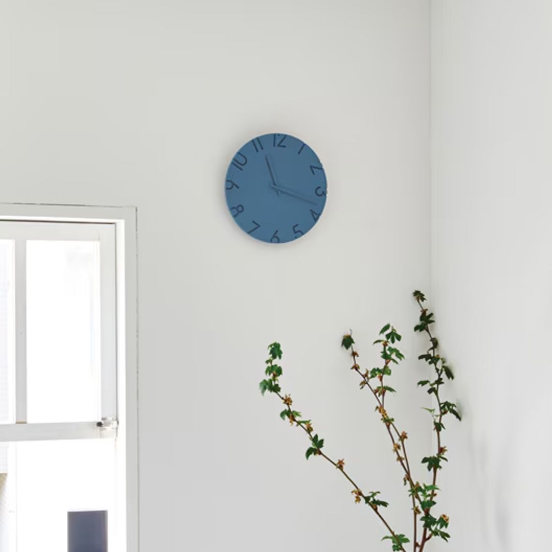 CARVED COLORED (カーヴドカラード) / 掛け時計 / NTL16-07BL / ブルー